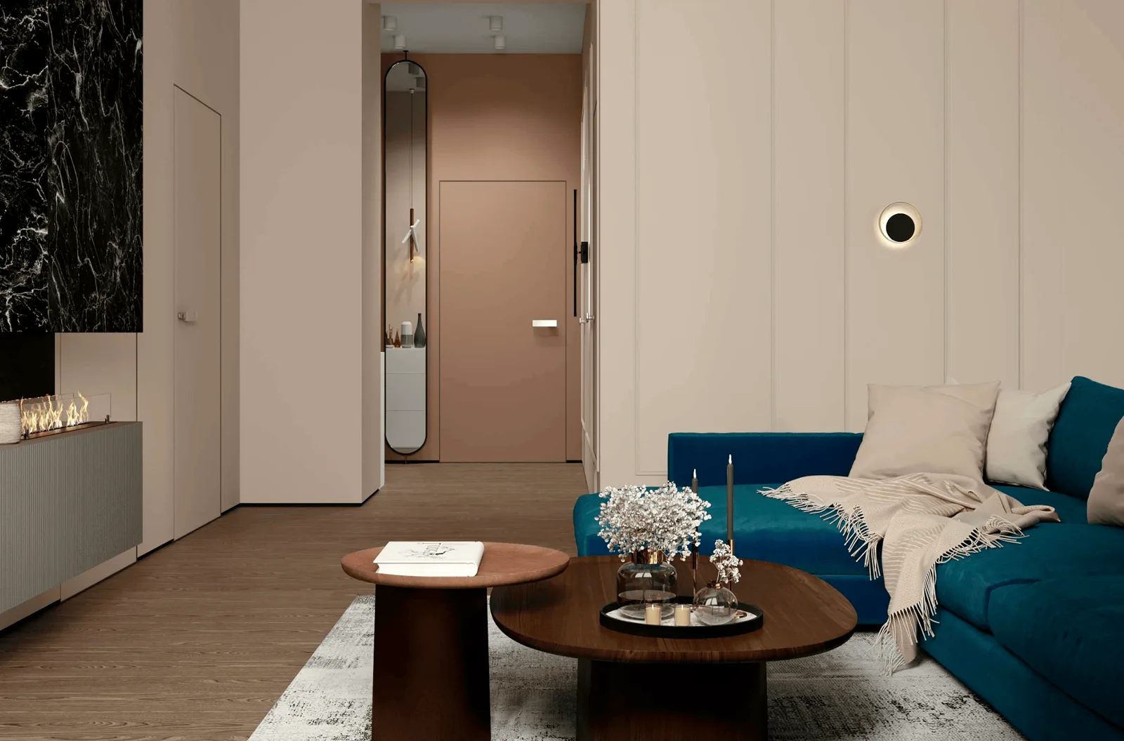 Квартира 89,5 м², ЖК «Европейский Берег» — Зона отдыха